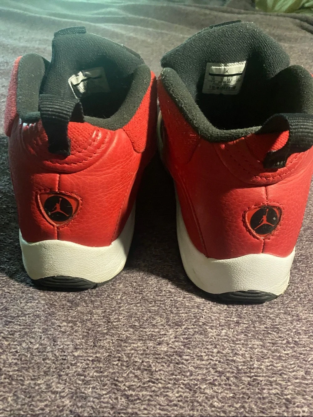Jordan’s Red and Black Men's High-Top Sneakers/14